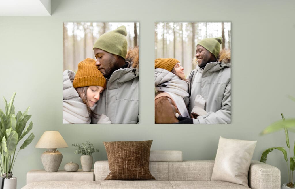 Photo products and prints, can transform a room for a fraction of the price—something professional photographers can emphasize to their clients.